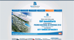 Desktop Screenshot of metrofinanciera.com